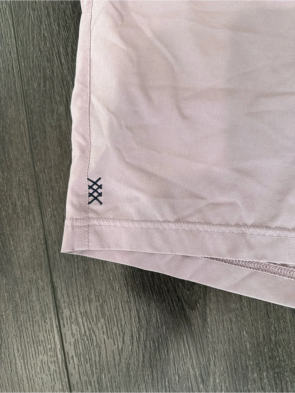 Rhône xl mauve shorts with liner